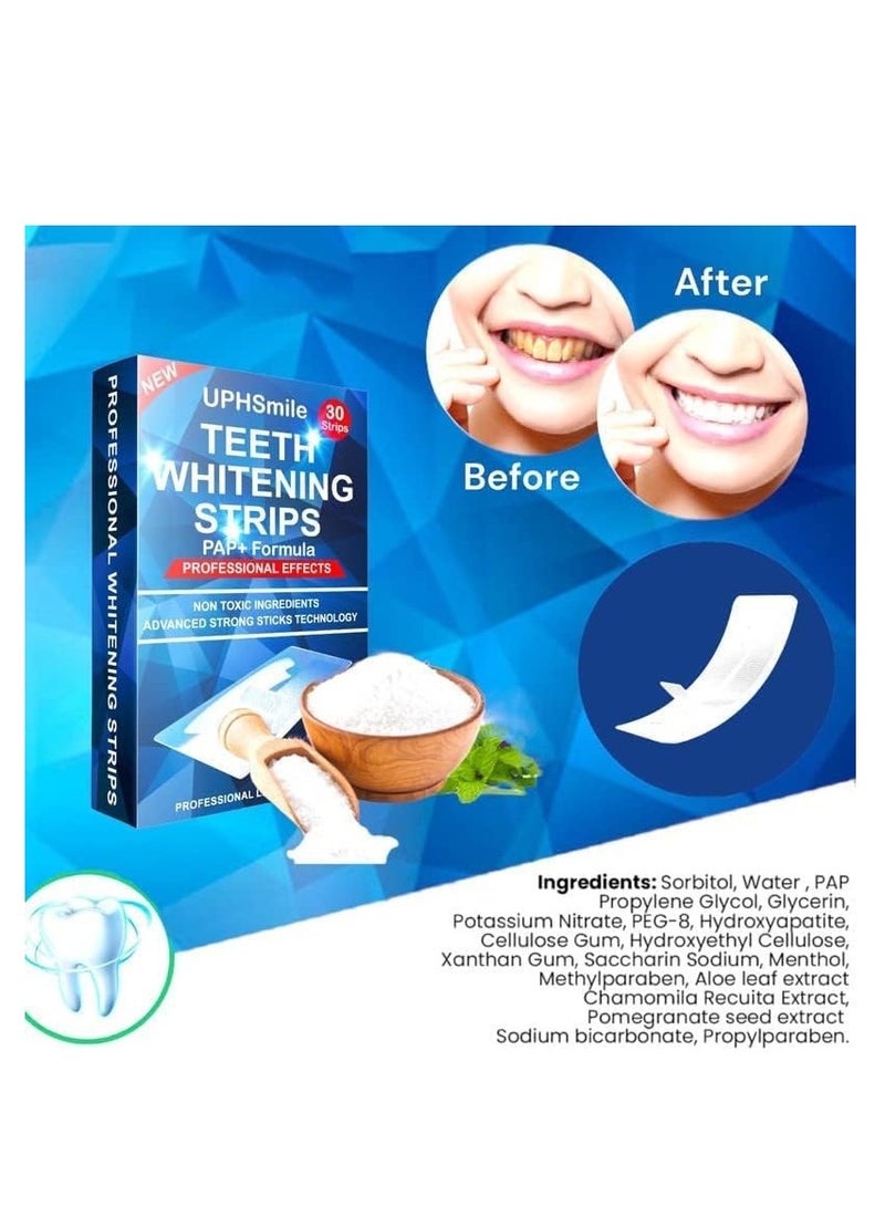 Zikra Premium Teeth Whitening Strips 28 Peroxide Free Strips Non-Sensitive Teeth Whitening Removes Deep Stains Teeth Teeth Whitening Strips, Tooth Whitening Kits, at Home Teeth whitening Strips - Image 5