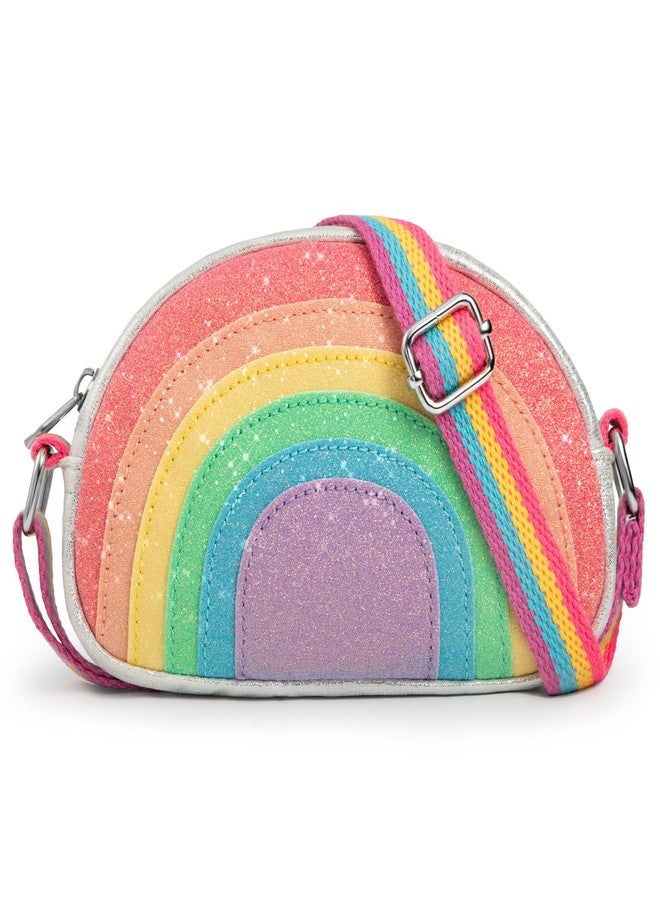 cotmcor Toddler Purse Easter Basket Stuffers for Kids: 2 3 4 5 6 7 8 Year Old Girl Birthday Gift, Little Girls Purses Wallet, Cute Rainbow Crossbody Bag with Adjustable Strap - Image 1