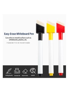 Bonita 12 Pieces Magnetic Dry Erase Markers Whiteboard Erase Marker with Erasers Cap for School and Office, 6 Assorted colors  - Image 3