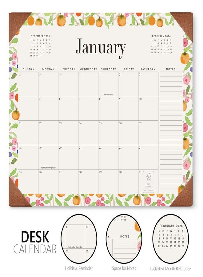 Jotsome Desk Calendar 2026-2027 with Protective Pad, Large Desktop Calendar Pad From January 2026 to June 2027 21x16.5 inch, for Home Office and School, Easy Planning - Image 3