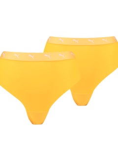 2 Pack Of  High Waist Sporty String