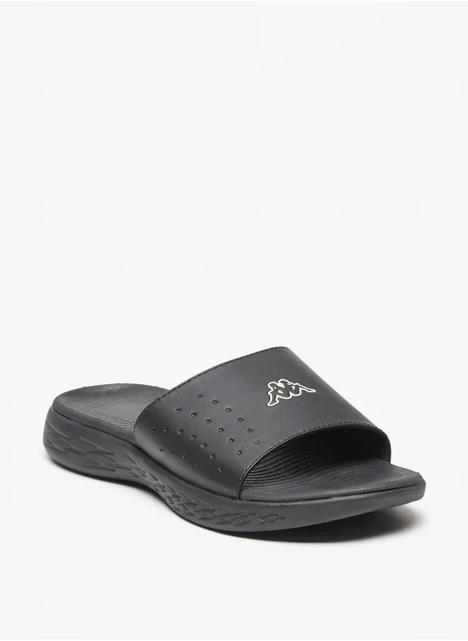 كابا Women's Logo Detail Slip-On Slide Slippers