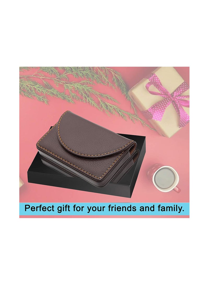 NISUN PU Leather Small Pocket Sized Credit Card Holder Wallet  100 X 65 X 14 mm - Image 2