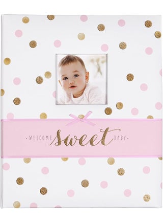 B2 14075 White Pink And Gold Polka Dot Baby Memory Book For Girls 60 Pages - pzsku/ZE69395CEB2EF16C872B5Z/45/_/1720582902/56262327-f5b3-4a43-b68e-c28207a647e7