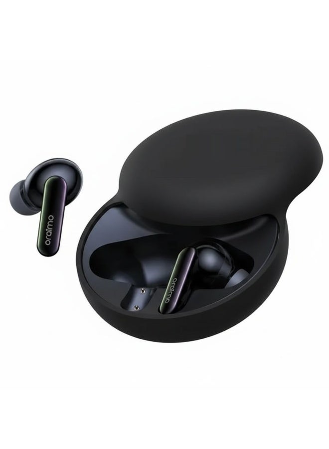 Silicone case for Oraimo OTW 630 Space Buds headphones - black