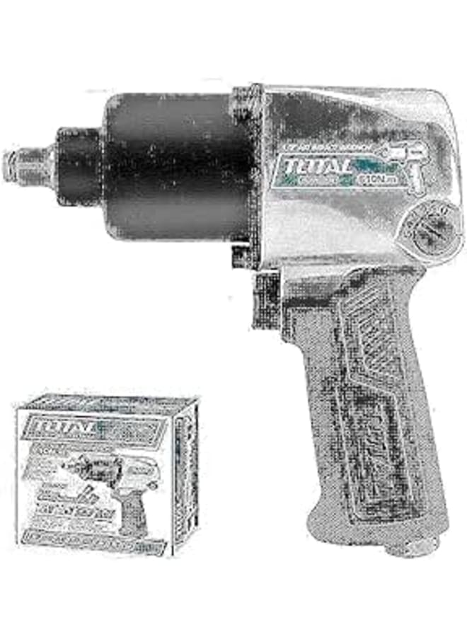 Total AIR IMPACT WRENCH HALF INCH TOTALTOOLS TAT40122