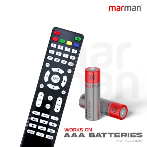 marman® Compatible with Universal Remote Control for Multi Brand Castor Micromax Lloyd iBell Intex Impex Croma Light Skyworth Sansui Vu LCD LED Television - Image 5