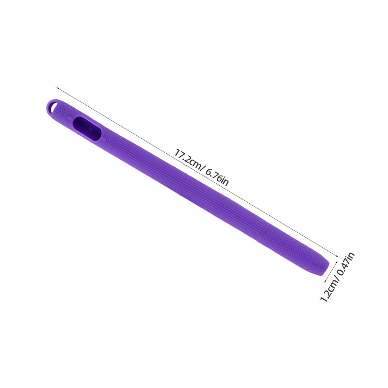 2pcs Silicone Stylus Pencil Protective Case Compatible for Apple Pencil 1 - Image 2