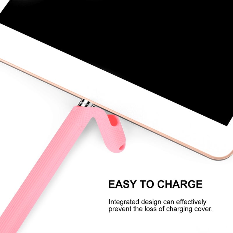 2pcs Silicone Stylus Pencil Protective Case Compatible for Apple Pencil 1 - Image 3
