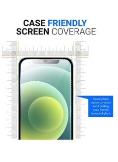 شيزي واقي شاشة لهاتف iPhone 12 Pro و iPhone 12 من الزجاج المقوى بصلابة 9H وخالي من الفقاعات سهل التركيب  - Image 4