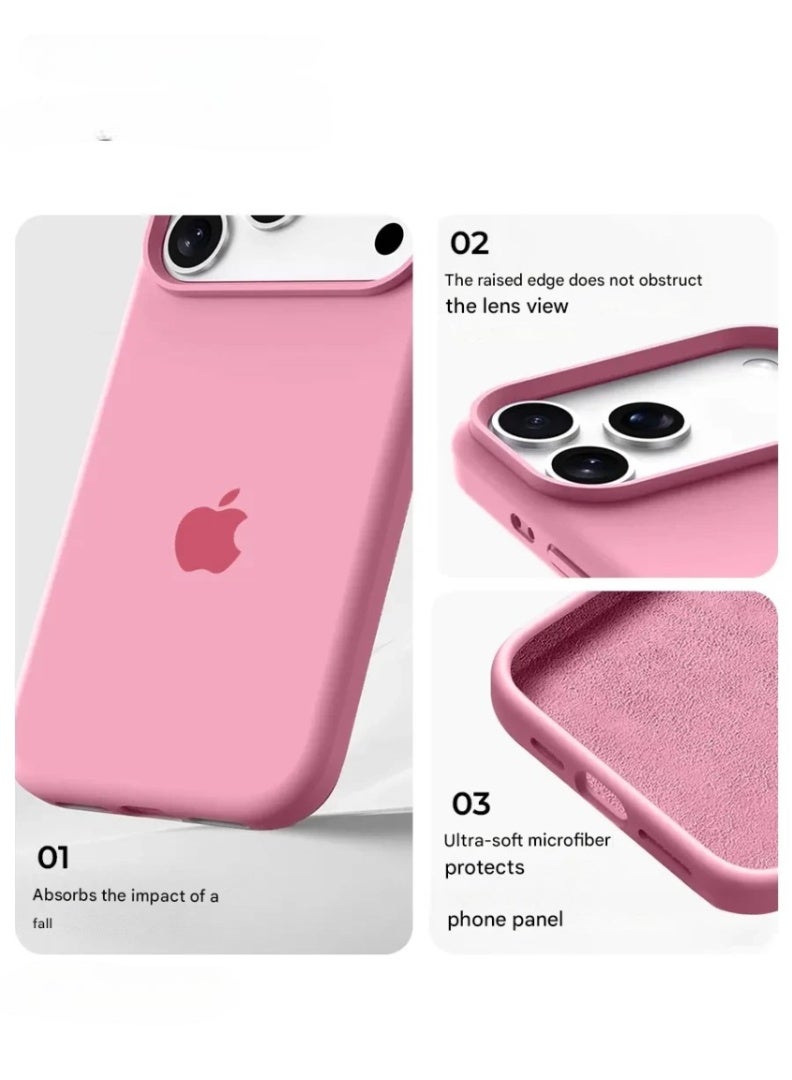 iPhone 17 Pro Case Silky Soft Touch Full-Body Protection  Cover For iPhone 17 Pro Anti-Scratch Shockproof Phone Case with Microfiber Lining Cover For iPhone 17 Pro - Image 4