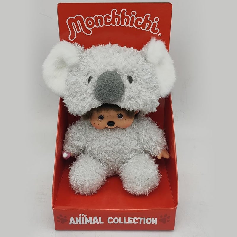 Bandai - Monchhichi - Monchhichi Koala Soft Toy - 80s Iconic Monkey Plush - Soft Plush 20 cm for Children and Adults - Children's Toy 2 Years and Above - SE245772 - Image 5