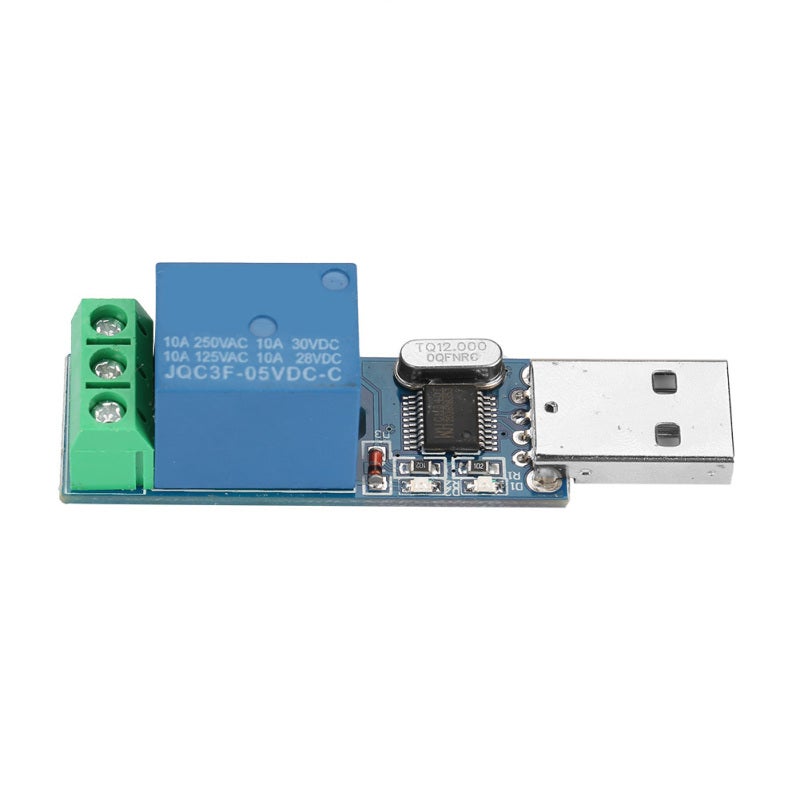 وحدة ترحيل USB MCU تحكم ذكي من الكمبيوتر عبر USB مفتاح تبديل مع وضع النبض أو القفل الذاتي - Image 1