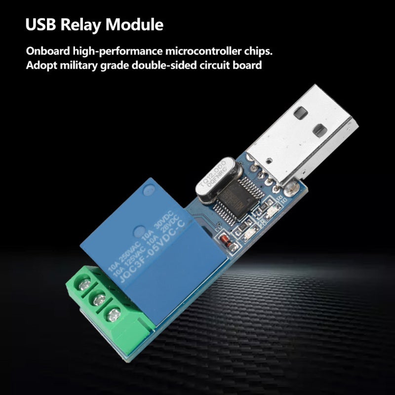 وحدة ترحيل USB MCU تحكم ذكي من الكمبيوتر عبر USB مفتاح تبديل مع وضع النبض أو القفل الذاتي - Image 4