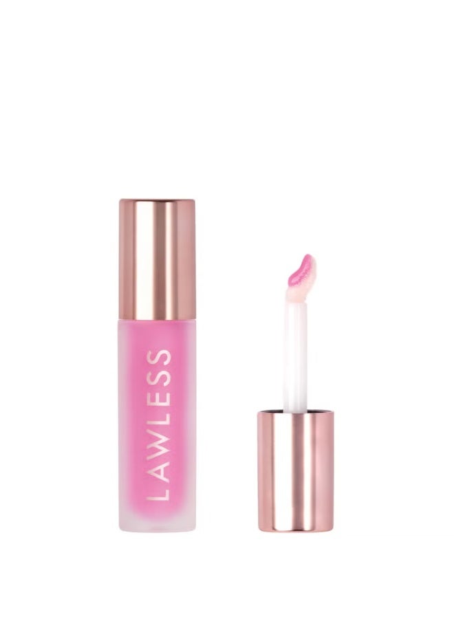 LAWLESS BEAUTY Forget The Filler Lip Plumper Line Smoothing Gloss - Strawberry Popsicle - Image 1