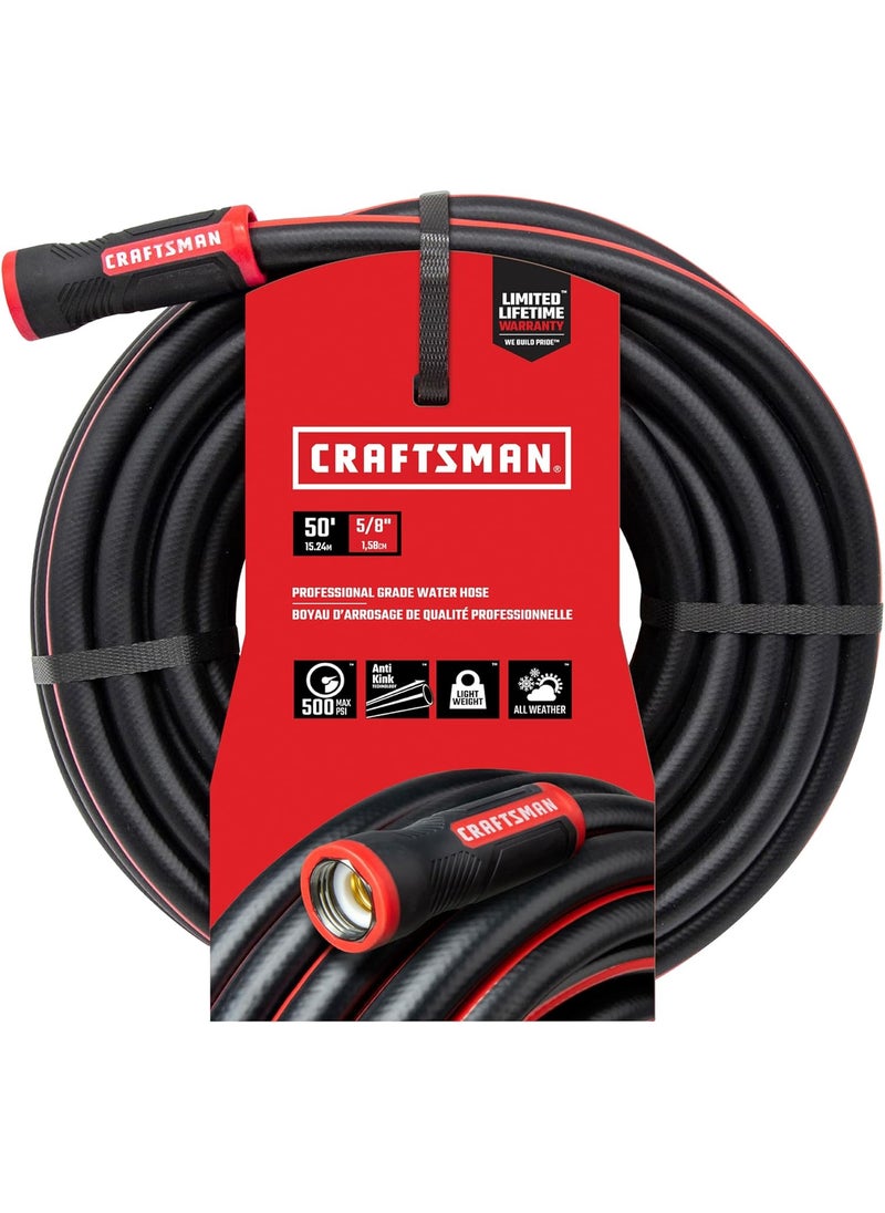 CRAFTSMAN Craftsman 58 in D X 50 ft L Heavy Duty Professional Grade Garden Hose  - Image 1