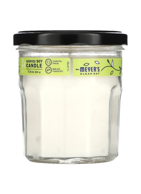 Mrs. Meyers Clean Day, Scented Soy Candle, Lemon Verbena, 7.2 oz (204 g)
