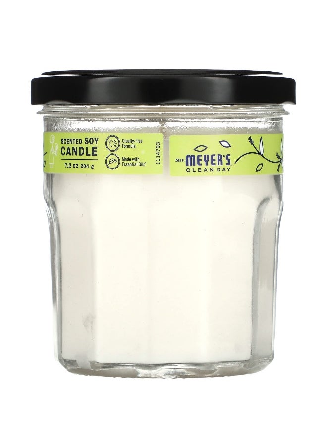 Mrs. Meyers Clean Day, Scented Soy Candle, Lemon Verbena, 7.2 oz (204 g)