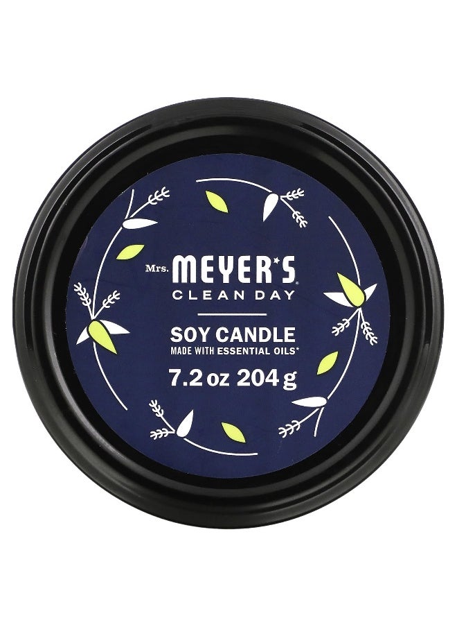 Mrs. Meyers Clean Day, Scented Soy Candle, Lemon Verbena, 7.2 oz (204 g)