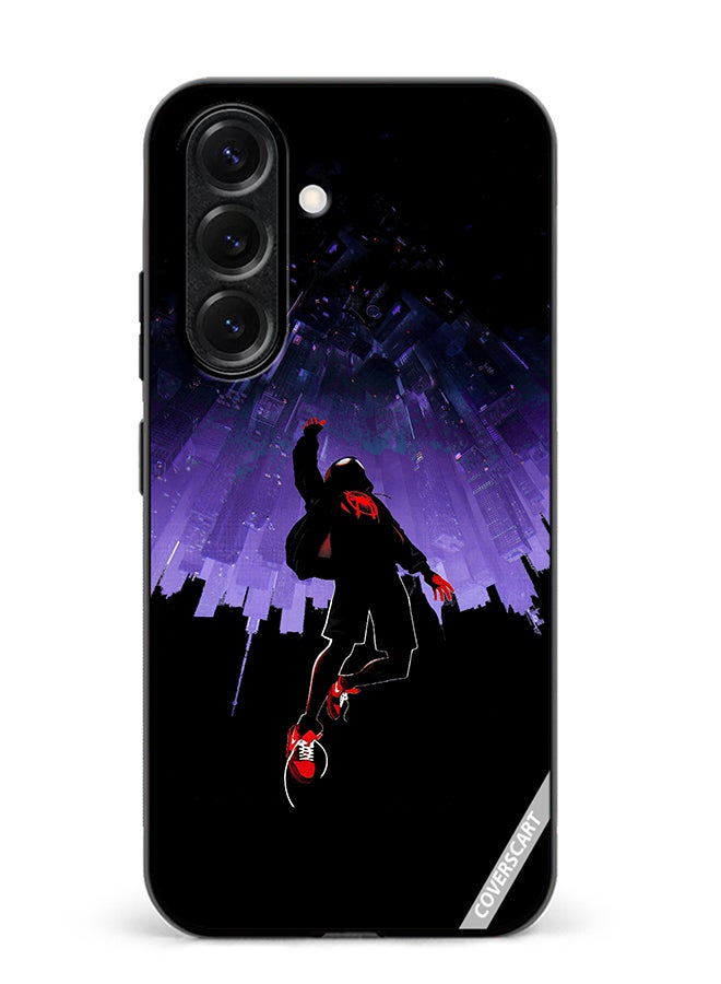 VR CREATIVE Protective Case Cover For Samsung Galaxy S25 Spider-Man In Space Design Multicolour