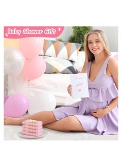 Excefore 6 Pieces Bottle Opener Baby Shower Favor For Guest, Cute Baby Shower Souvenirs with Baby Footprints Neutral Baby Shower Decoration Gender Reveal Party Supplies for Boy Girl (Pink)  - Image 3