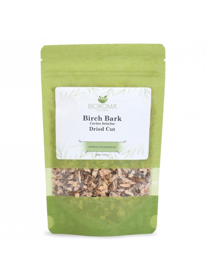 Biokoma Pure and Natural Biokoma Birch Bark Dried Cut 100g (3.55oz) In Resealable Moisture Proof Pouch  - Image 2