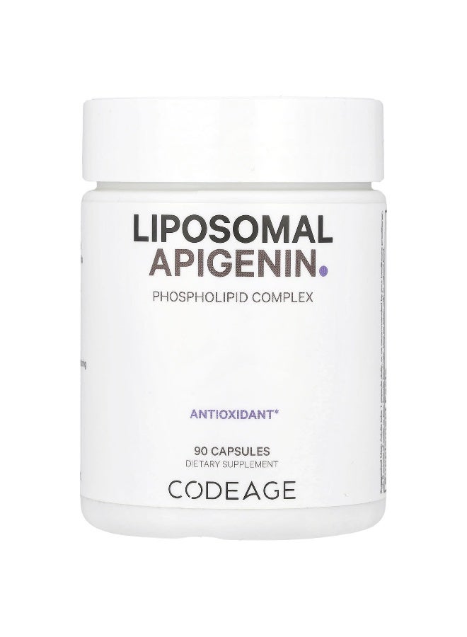 Codeage, Liposomal Apigenin, Phospholipid Complex, 50 mg , 90 Capsules (Packaging may vary) - Image 1