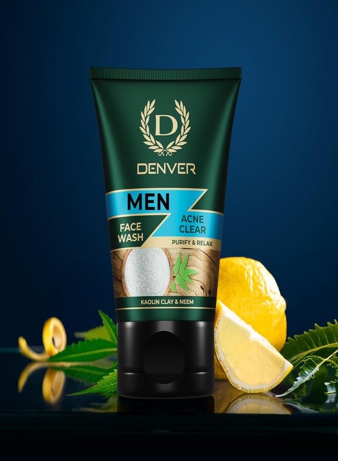 Denver Acne Clear 100 gm Each Face wash (Pack of 3) - Image 2