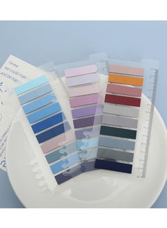 Generic Morandi Color Convenience Sticker Ins Style Cute Set Color Self Adhesive Notebook  - Image 3