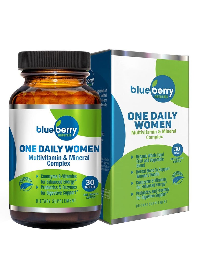 blueberry NATURALS - Blueberry Naturals One Daily Women Tablets 30's - Image 1