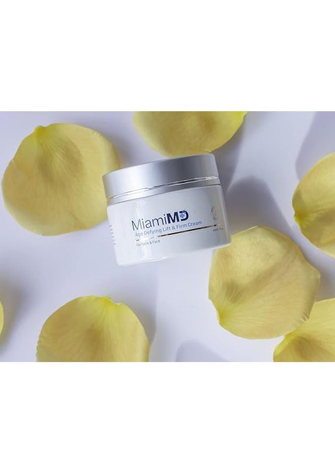 MiamiMD Age Defying Lifting and Firming Cream 50ml, Anti Aging, Wrinkle Reducer and Hydrating Moisturizer for Smooth, Radiant Skin, Tightening Cream for Face and Neck - Image 3