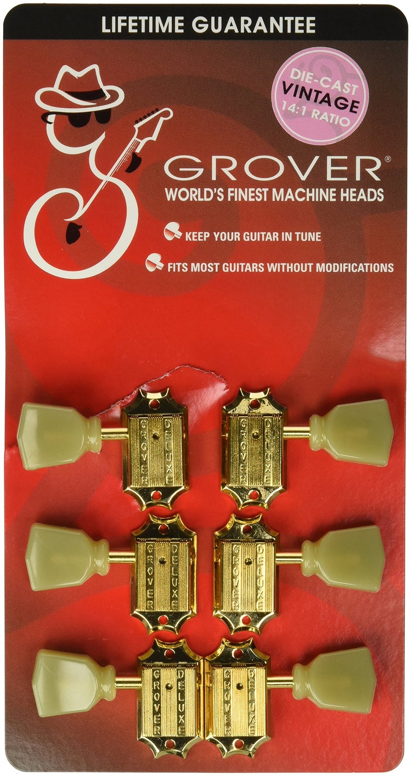 Grover 135G Vintage Machine Head, Gold - Image 2