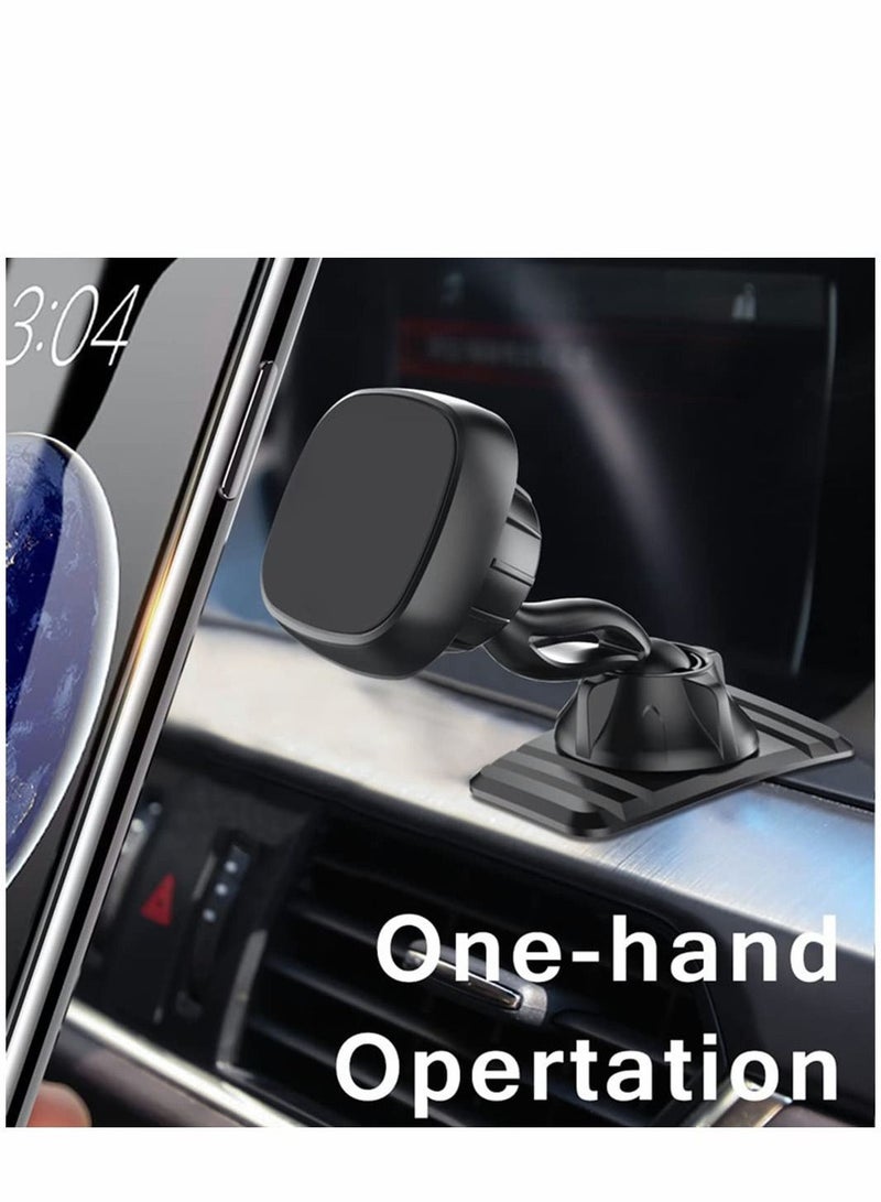 SYOSI Phone Holder for Car Magnetic Mount Vehicle Dashboard Double 360 Adjustable Stand Cell Automobile Cradles with Strong Magnets iPhone Samsung Mobile - Image 5