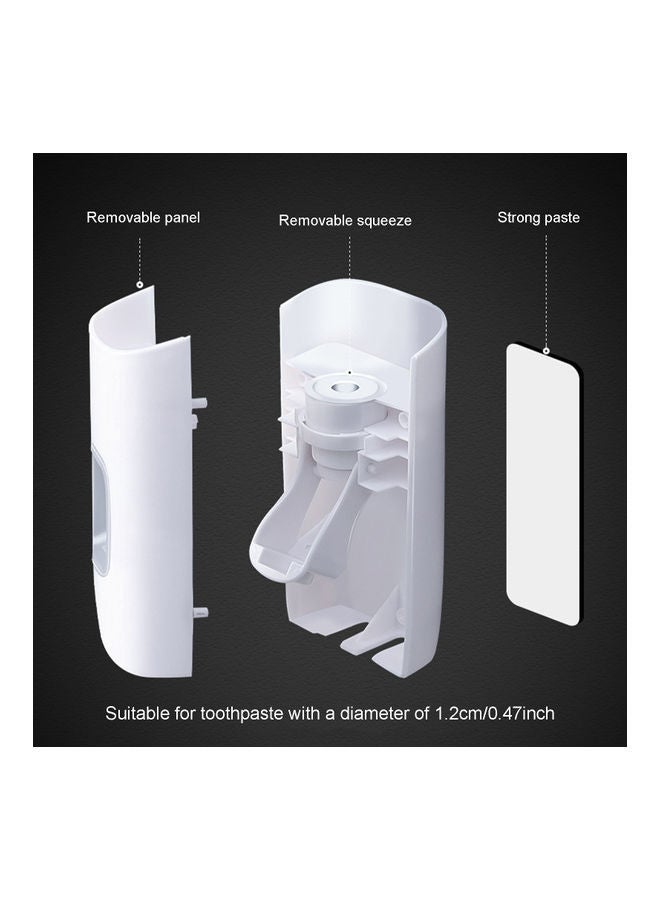 نيبمينينت موزع معجون أسنان يعمل أوتوماتيكيا أبيض 28 x 12 17سم - Image 3