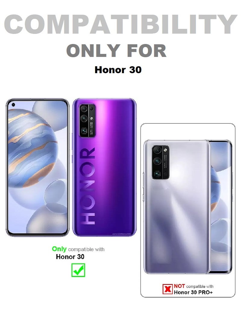 2 Pieces Tempered Glass Screen Protector 5D Designed For Honor 30 Full Glue Edge to Edge Full Screen Coverage And Bubble Free - Image 3