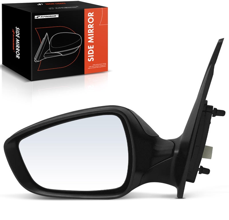 APremium Driver Side Power Door Mirror Compatible with Hyundai Elantra GT 2013 2014 2015 2016 2017 Heated Manual Folding Black Outside Rear View Mirror