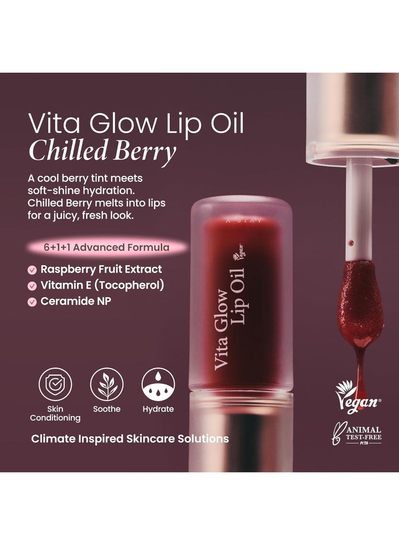 AXIS-Y Vita Glow Lip Oil Chilled Berry 4ml - Image 2