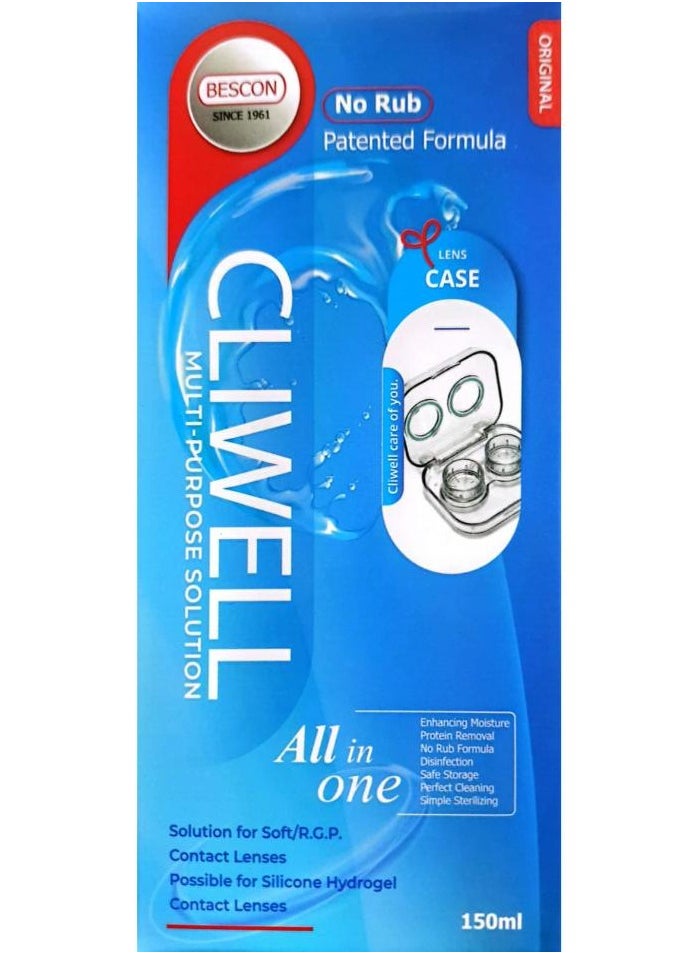 CLIWELL Multi-Purpose Solution All In One 150ML  - Image 1
