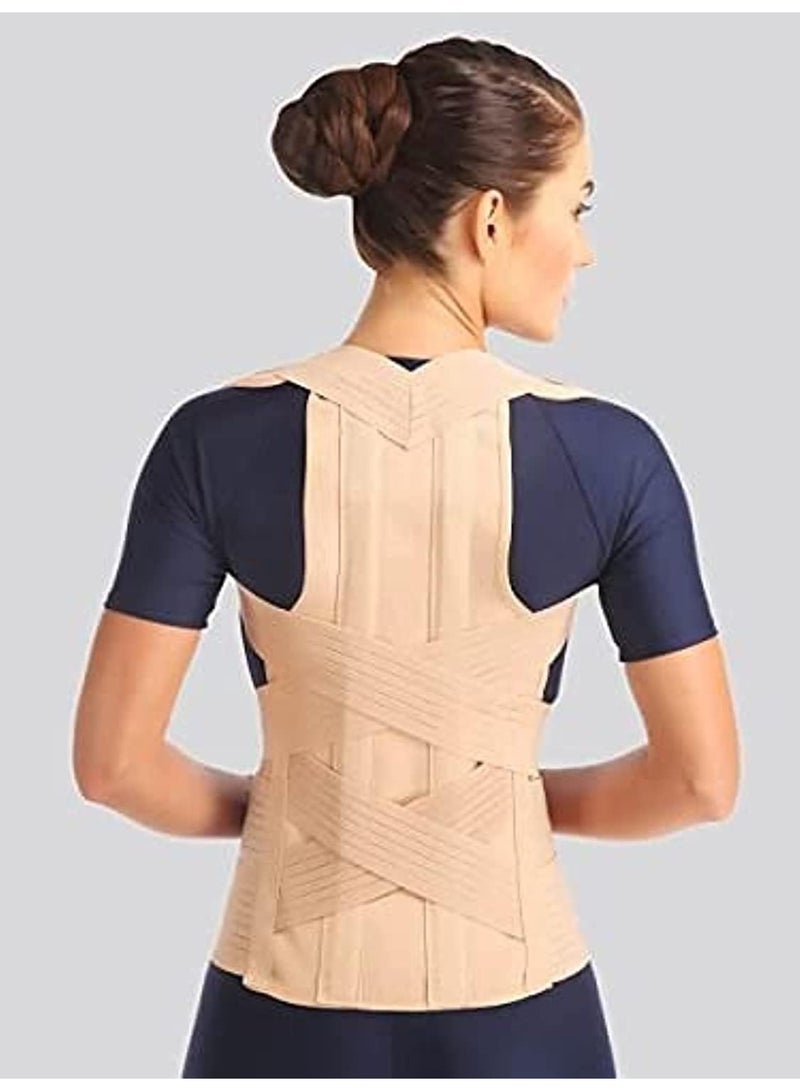 Posture Corrector Back Support Belt, Medium Size, Durable ABS Material for Spine Alignment, Daily Use for Improving Posture and Reducing Back Strain - Image 1