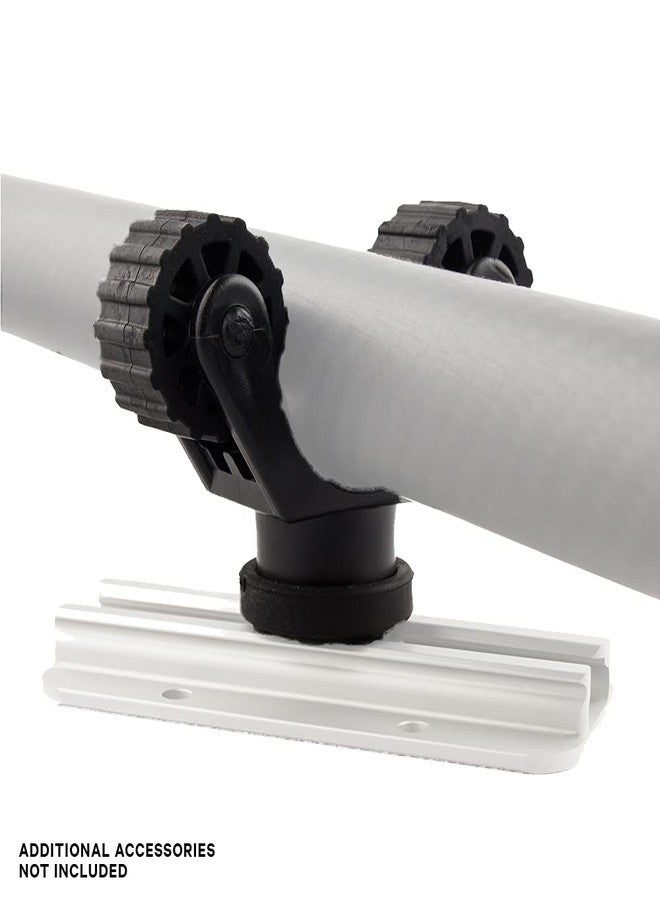 YakAttack RotoGrip Kayak Paddle Holder | Secure & Low-Profile Paddle Holder | Track Mount Compatible with GearTrac, MightyMount, and Most Kayak Track Systems | Rail Mount Oar Grip - Image 3