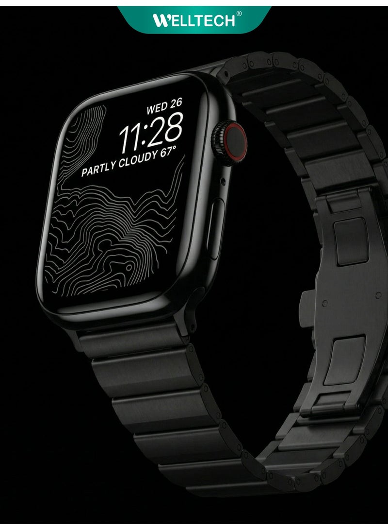 WELLTECH SW66 Smart Watch – Blood Pressure Heart Rate Monitor, Fitness Tracker, Sleep Tracking, Bluetooth, Android iOS, Men Women - Image 4