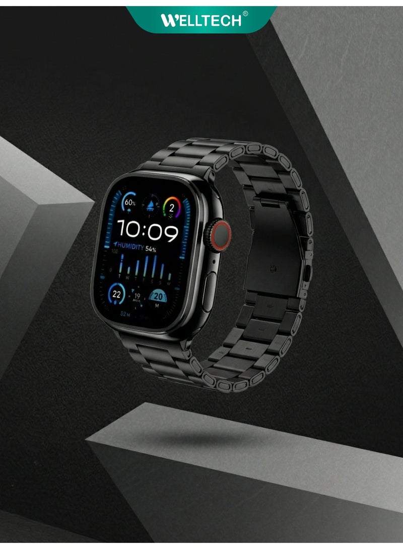 WELLTECH SW66 Smart Watch – Blood Pressure Heart Rate Monitor, Fitness Tracker, Sleep Tracking, Bluetooth, Android iOS, Men Women - Image 2