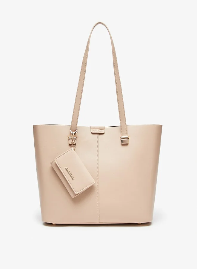 Flora Bella By Shoexpress Textured Tote Bag