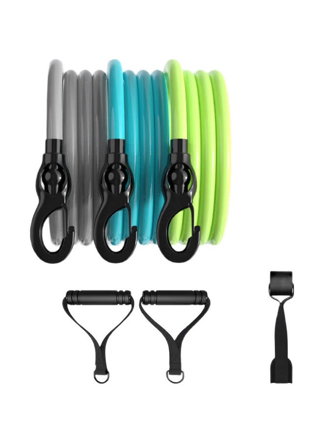 MIKE Pull Rope Elastic Rope Pulling Device, Elastic Band For Men'S Strength Training, Abdominal Muscle Exercise, Fitness Equipment Set - Image 2