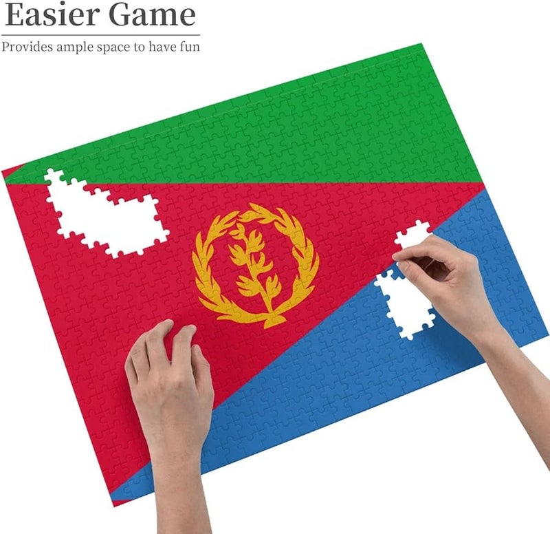 Eritrean Flag Jigsaw Puzzle 500 Pieces For Adults Home Decor 20 4 X 15 Inches - Image 4