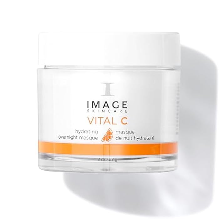 IMAGE Skincare, VITAL C Hydrating Overnight Masque, Revitalizing Sleeping Facial Mask with Blue-Green Algae Extract and Hyaluronic Acid, 2 oz