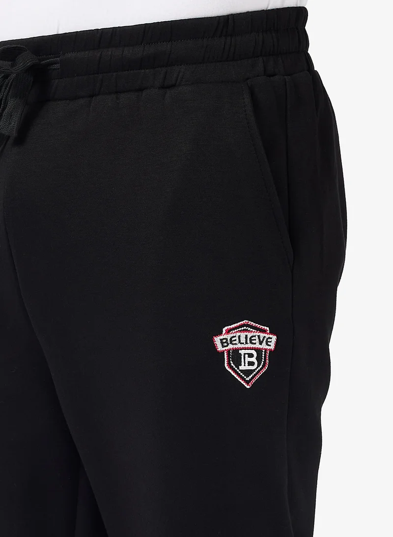 Seventy Five Basics Relaxed Fit Emblem Joggers