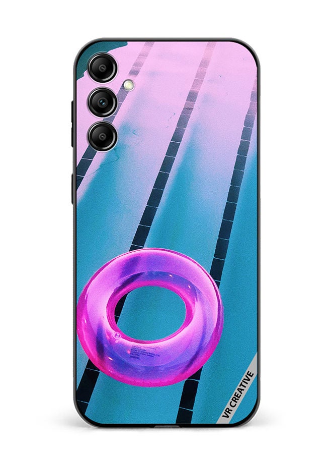 VR CREATIVE Protective Case Cover For Samsung Galaxy A34 Pink Tube Design Multicolour - Image 1