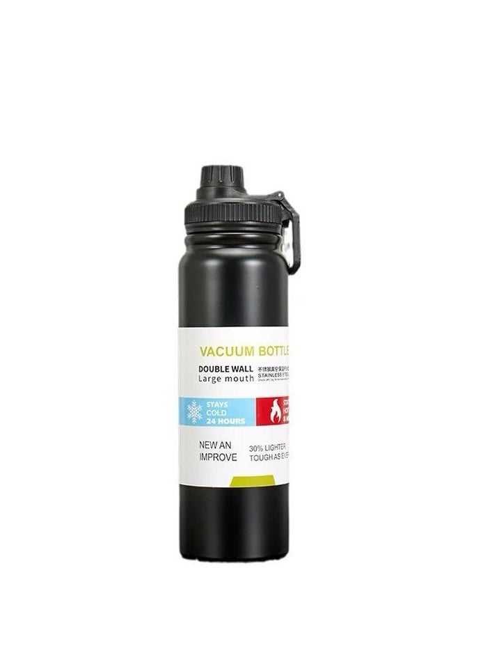 VIO - Stainless Steel Portable Sports Water Bottle Hot Cold Thermos Flask Thermosteel Water Bottle 800ml for Men Women Steel Bottle Thermos Water Bottles Ideal for School Office Home Travel Car - Image 1
