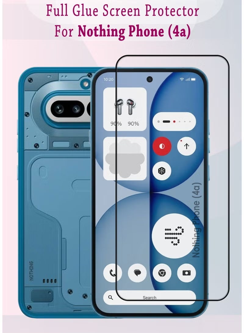 YoYoTech Nothing Phone 4a Screen Protector 9H Hardness,Scratch Resistent Anti-Scratch,Bubble Free Installation,Edge to Edge Coverage For Nothing Phone (4a) 6.78' 2026. - Image 1